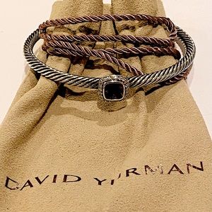 David Yurman Amethyst and Diamond Albion Bracelet